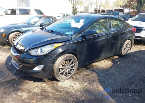 2013 Hyundai Elantra Limited z USA, uszkodzony, nr VIN KMHDH4AEXDU670970